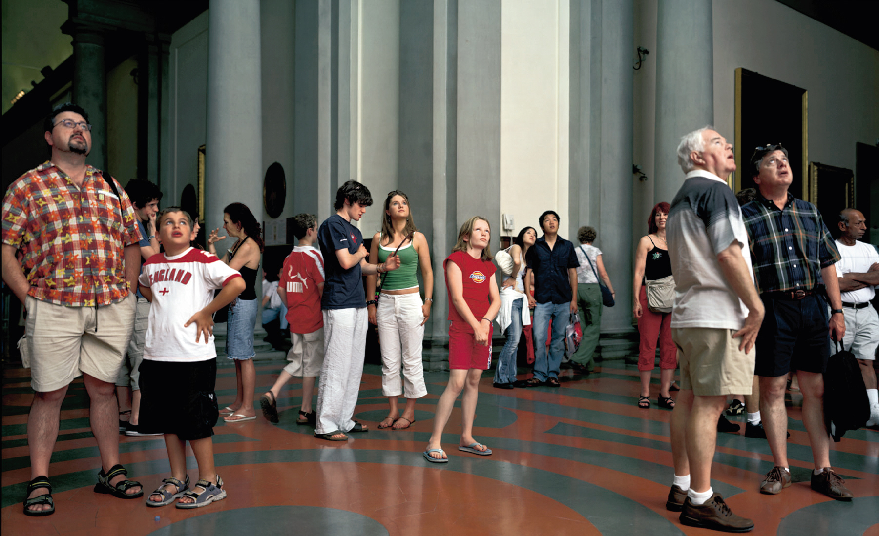 Thomas Struth, Audience 10 (Galleria dell'Accademia), Florenz, 2004, mumok - Museum moderner Kunst Stiftung Ludwig Wien, acquired with support of mumok Board 2006 © Thomas Struth