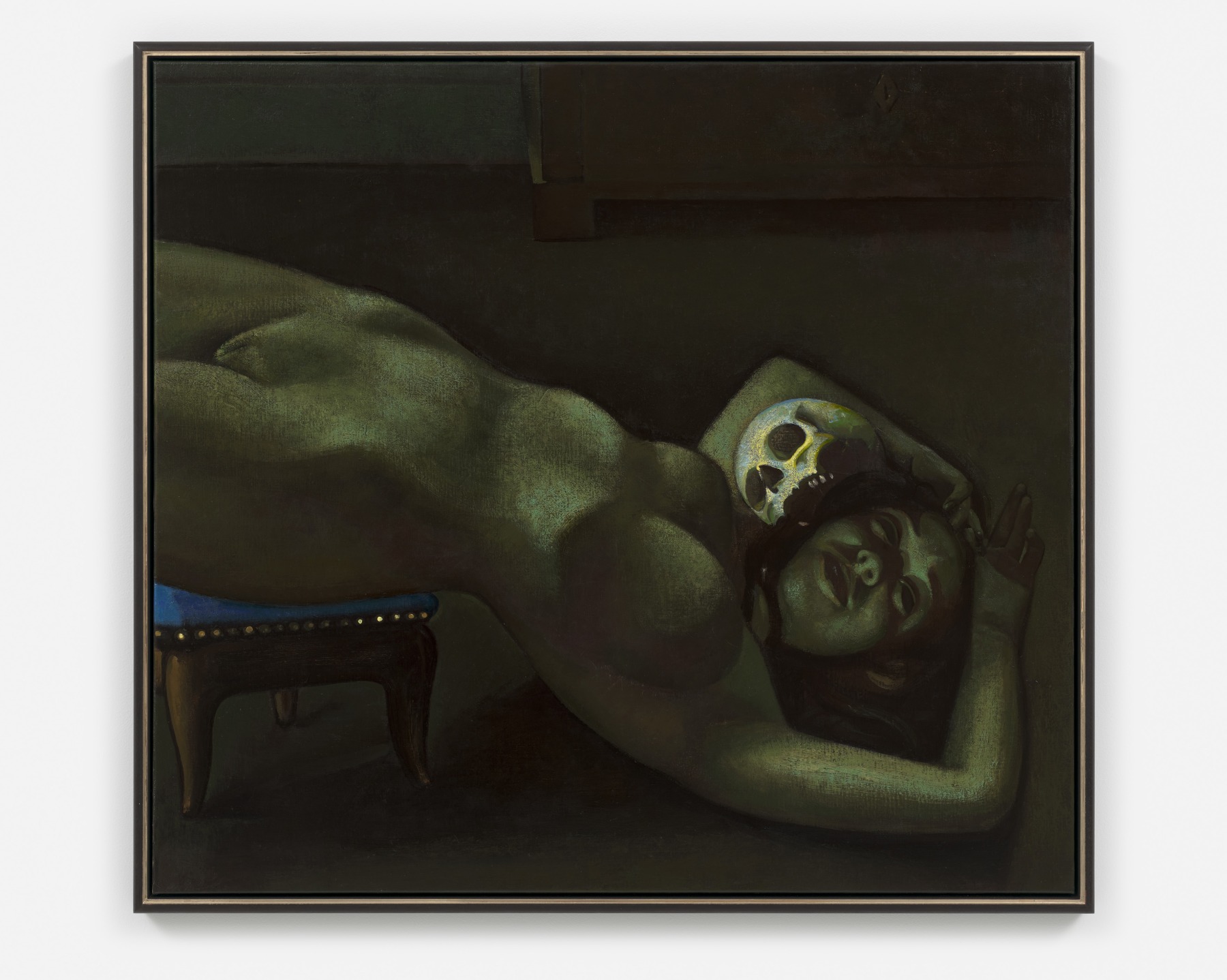 <em>Girl with Goya's Skull (Memorable Equinox)</em>, 2021