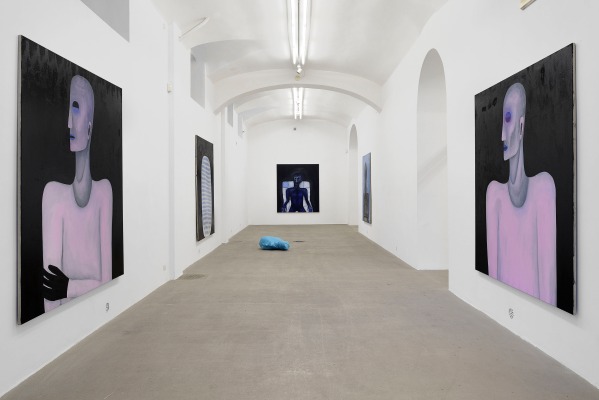 Installation view: Blaueue Nacht, Fondazione Giuliani, Rome, 2023, photo: Roberto Ama