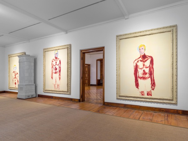 Installation view: Versions of Chuck, Revisited, Kunstmuseum Schloss Derneburg, 2022, photo: Roman März, courtesy of Hall Art Foundation