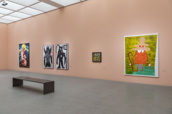Installation view: Mix & Match. Die Sammlung neu entdecken, Pinakothek der Moderne, Munich, 2022, photo: Margarita Platis, courtesy of Bayerische Staatsgemäldesammlungen