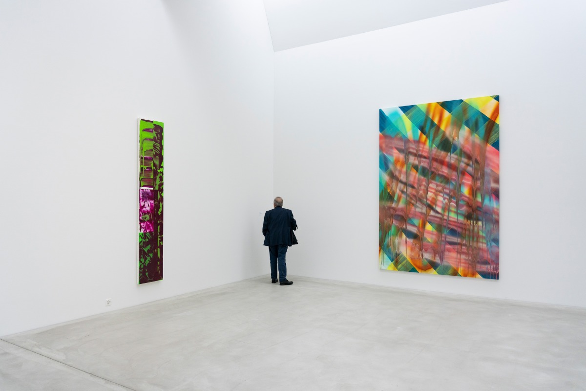 Installation view: From Gerhard Richter to Mary Heilmann: Abstract Art from Private Collections and the Museum’s Holdings, Kunstmuseum Winterthur, 2024, photo: Kunstmuseum Winterthur / Reto Kaufmann
