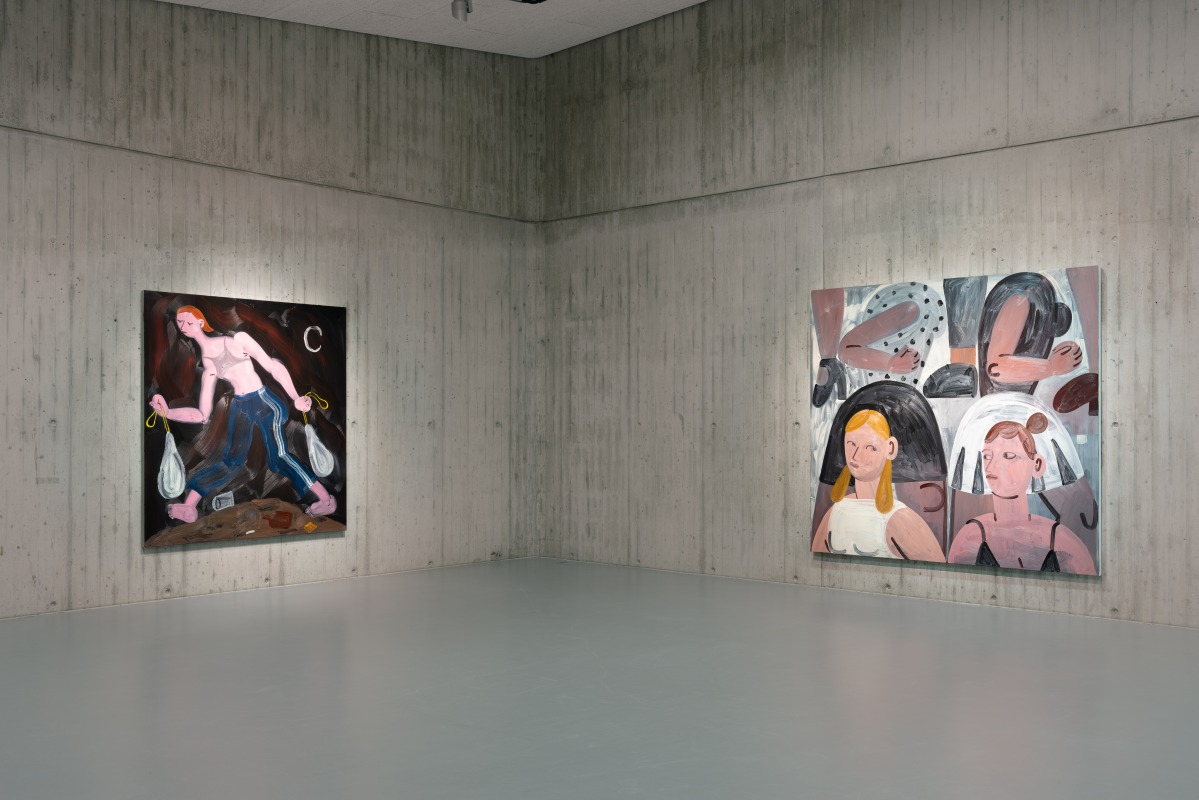 Installation view: Grace Weaver, How To & Know-How, Neue Galerie Gladbeck, 2022. Photo: Jana Buch