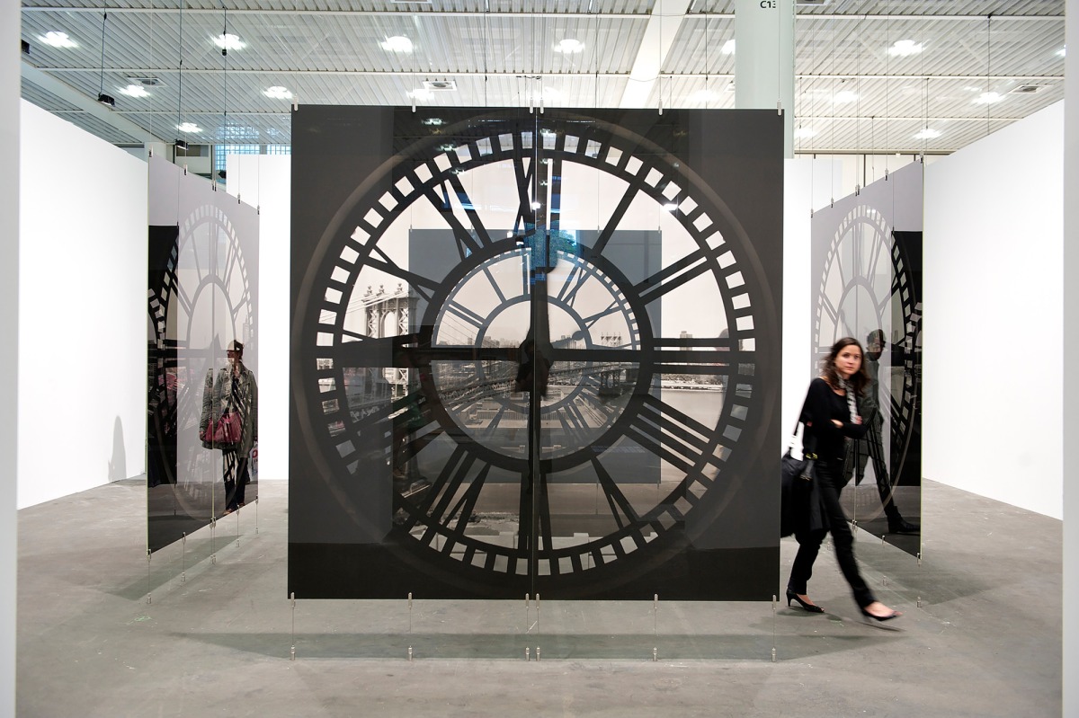 Vera Lutter, Folding Four in One, 2009, installation view: Unlimited, Art Basel, 2011