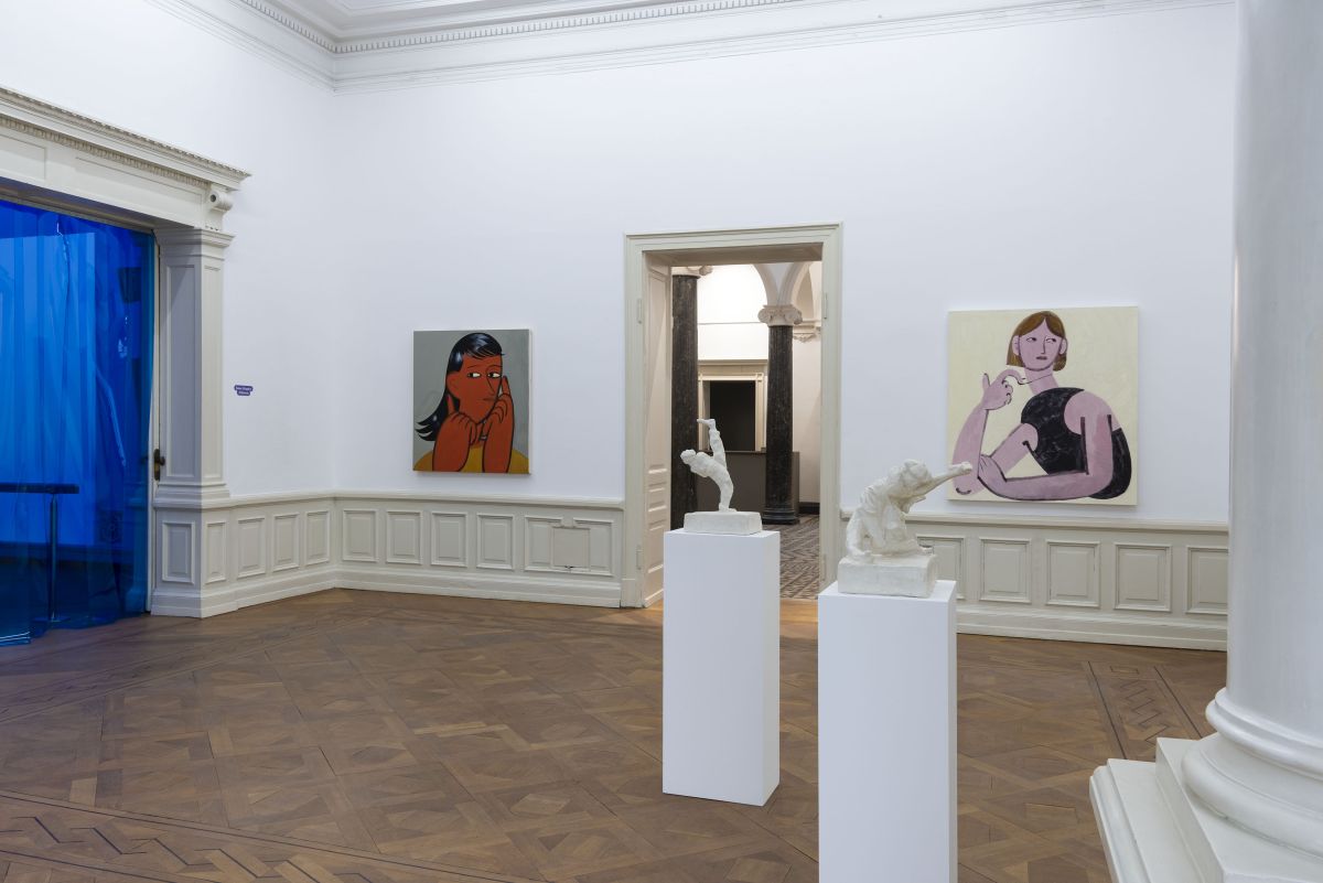 Installation view: How (Not) to Fit In – Metaphors of Adolescence, Villa Merkel, Esslingen, 2022, photo: Frank Kleinbach